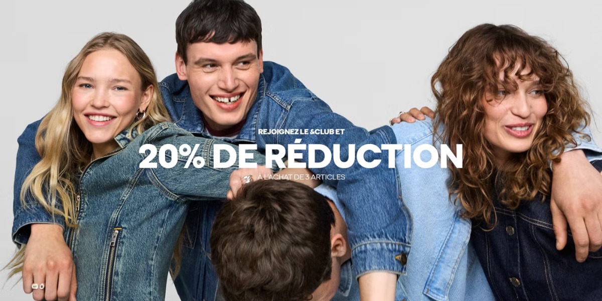🛍️ Alerte Privilège : -20% sur TOUT dès 3 articles acheté