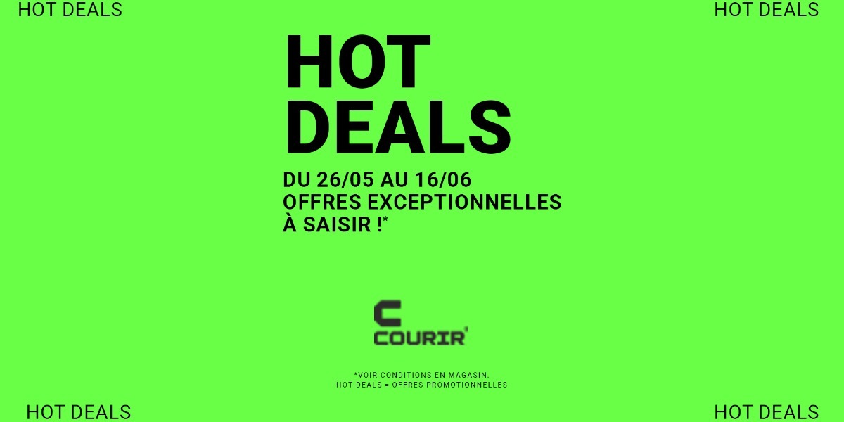Les HOT DEALS débarquent chez Courir !