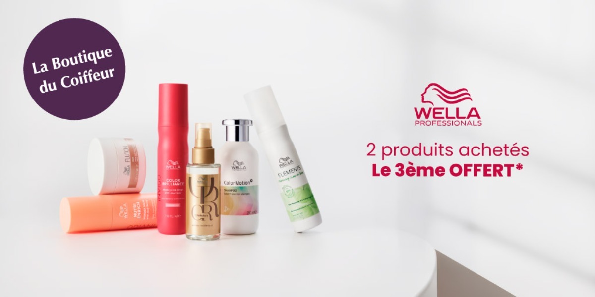 💇‍♀️Wella Professionals : Votre routine salon à prix mini